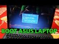 How To Boot Asus F550 Laptop From Bootable USB Drive To Install Windows 7 8 10