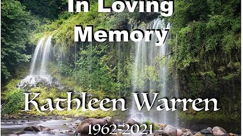 IN LOVING MEMORY OF KATHLEEN WARREN