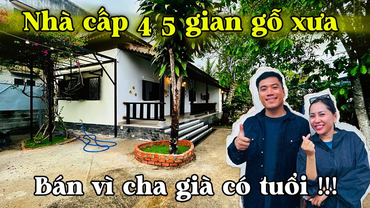 Căn Nhà Cấp 4 Truyền Thống 5 gian– Vườn Rộng Mát chăm chút 5 năm