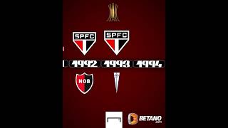 Os campeões e vices da Copa Libertadores 🏆