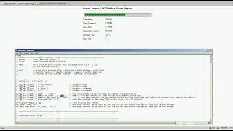 Ajax Database Restore Application :-)