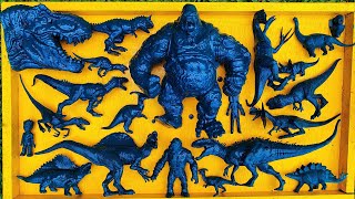 Dinosaurus Jurassic World Dominion: T-Rex, Mosasaurus, Siren Head, Giganotosaurus, Godzilla X Kong