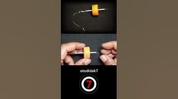 How to tie a bobber on a fishing line // Diy fishing floats #shorts