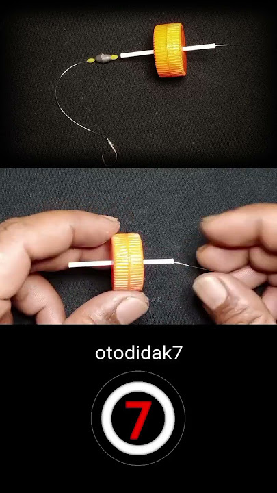How to tie a bobber on a fishing line // Diy fishing floats #shorts