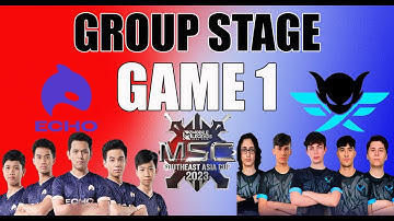 MSC 2023 | GROUP STAGE | DAY 2 | ECHO VS. FIRE FLUX IMPUNITY GAME 1