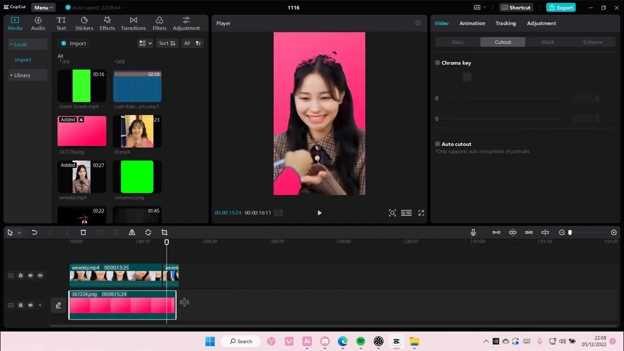 Capcut tutorial how to use cutout in capcut for pc easily youtube