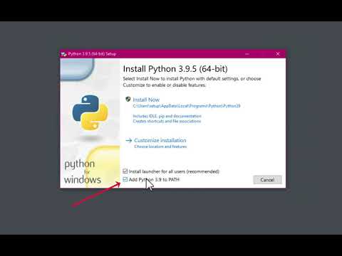 Video How to install Python 3.9 on Windows 10 - Hướng dẫn... - youtube