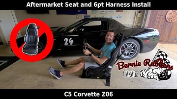 Aftermarket Seat and 6pt Harness. Is it worth it? C5 Corvette Installation.