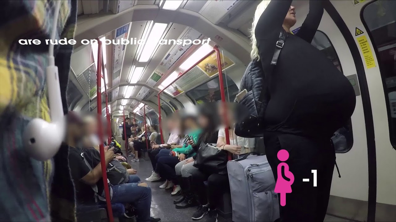 How many people will give up their seat for a pregnant woman? YouTube