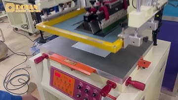 Automatic flatbed screen printing machine