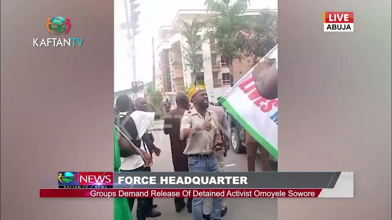 PROTEST ROCKS FORCE :Civil Society Groups Demand Release of Detained Activist Omoyele Sowore