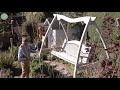 Beautiful Garden Furniture Design: Unique Curved Swing Seat Beautiful Garden Furniture Design: Unique Curved Swing Seat