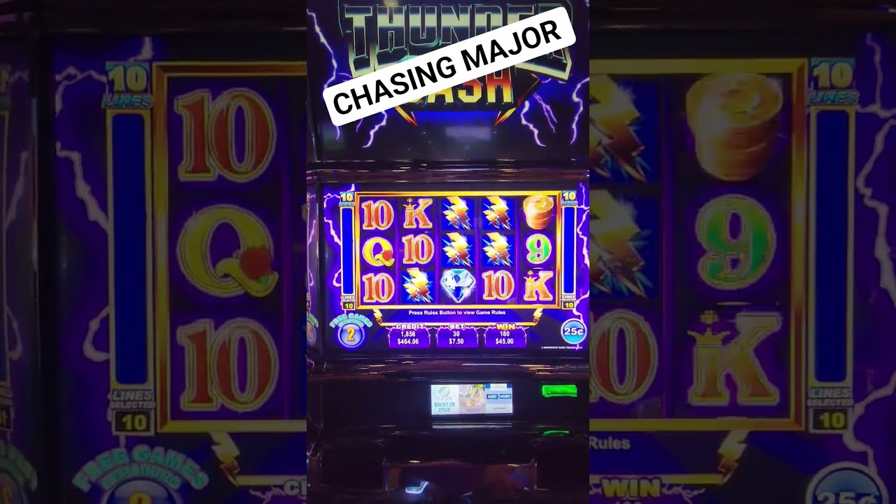 CHASING MAJOR Thunder Cash Bonus #slot #casino #lasvegas