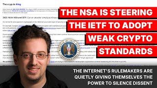 NSA Pushing For Weak Encryption!