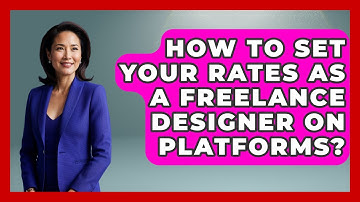 How To Set Your Rates As A Freelance Designer On Platforms? - Graphic Design Nerd