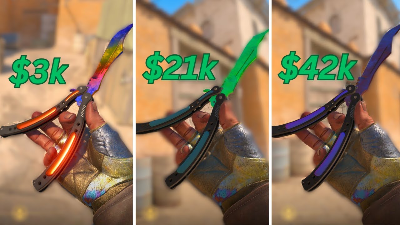 ALL CSGO BUTTERFLY KNIVES