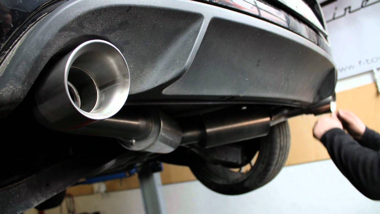 VW Golf VI 6 GTI - 76mm F-Town Streetmachines Exhaust Turbo 