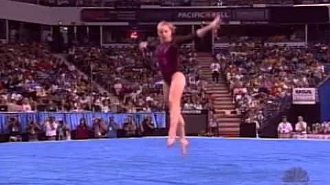 Vanessa Atler - Floor Exercise - 1999 U.S. Gymnast...