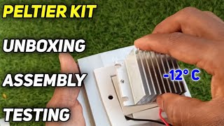 How to assemble a peltier cooler kit at home | peltier module | Thermo electric cooler kit assembly