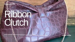 Ribbon Clutch Bag by Lizjay crafts
