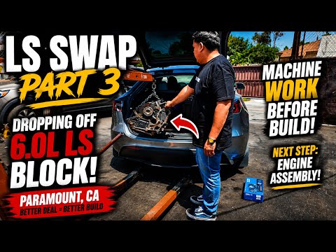 1988 Chevy Silverado LS Swap Part 3 | Dropping Off Our 6.0 LS Block for Machine Work!