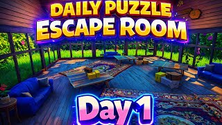 Fortnite Daily Puzzle Escape Rooms Two! Day 1 Tutorial! Code: 3438-8113-6435 screenshot 3
