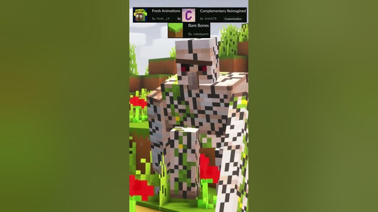 Barebones X Fresh Animation Is Better Texture pack For Minecraft #minecraft