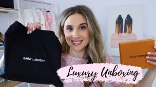 LUXURY UNBOXING - LOUIS VUITTON AND YSL