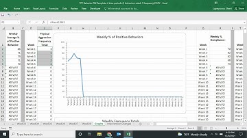 Behavior Progress Monitoring Automated Spreadsheet Tutorial Video