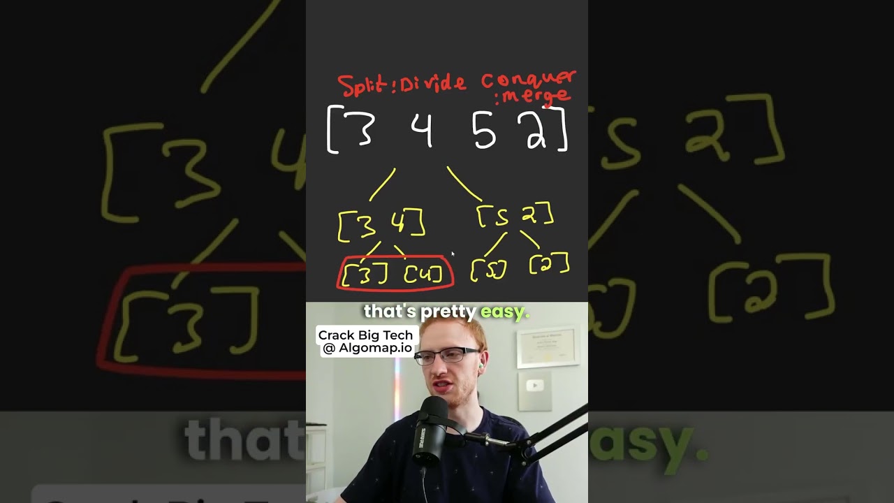 Merge Sort Algorithm Explained!
