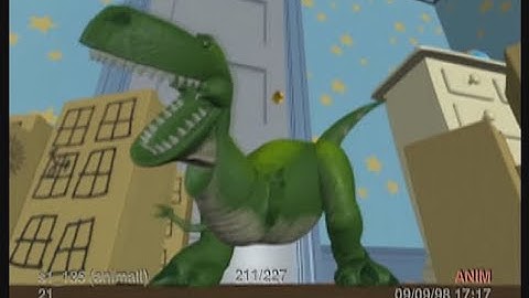 Godzilla Rex - Toy Story 2 Deleted Scene