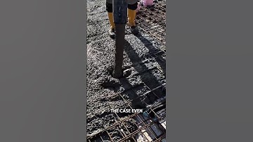 Why Builders Vibrate Concrete 🏠     #shorts #facts