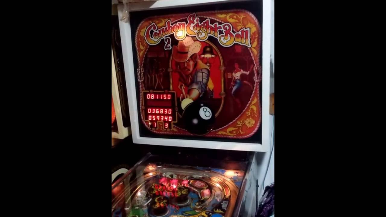 LTD PINBALL COWBOY EIGHT BALL 2 YouTube