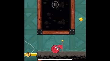 Red Ball 4 Level 71 | Two Stars Challenge with 21 Seconds #shorts