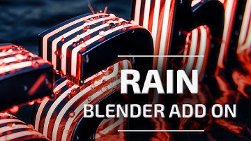 Rain – Blender Add On (Rain and Sweat)