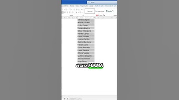 Como ordenar datos en Word alfabéticamente fácil  #microsoftWord #tutorial #office #yerrihz