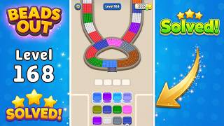 🔴 Beads Out Level 168 Walkthrough (New Update!) 🧠 | iOS & Android