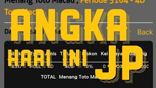 keluaran Angka Toto Macau Sidney Singapore Hongkong dan Semua pengeluaran hari ini 28 Mei 2022 JP