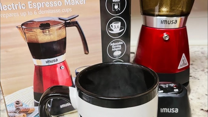 Making coffee with IMUSA Electric Espresso Maker, We made our first cups  of espresso with my new IMUSA Electric Espresso Maker. Thanks to IMUSA ( IMUSA USA) for sending this over! #carloseats