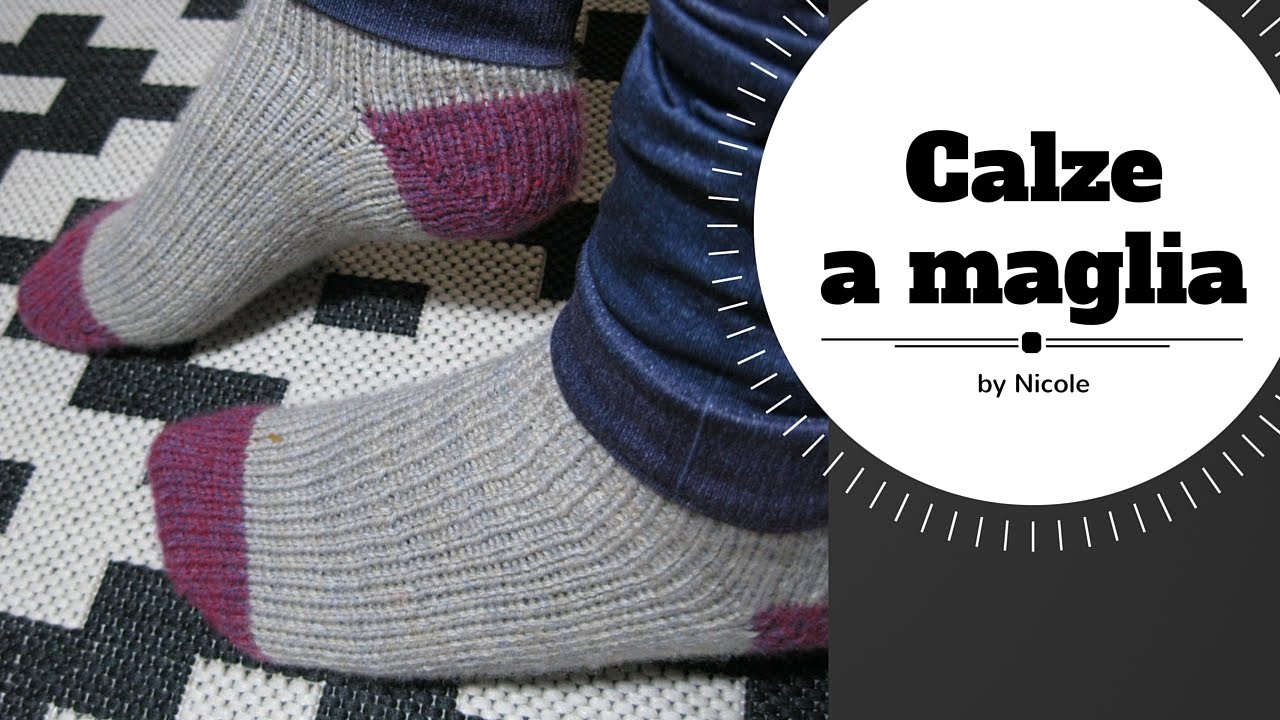 Calze a maglia tutorial / Knitting toe up socks