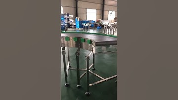 Hairise 90 degree curve modular belt conveyor