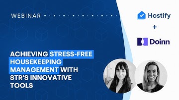 Housekeeping management for vacation rentals - Hostify & Doinn