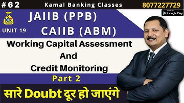 #62 CAIIB ABM Sampling and Estimation Part 4   Numerical and Case Study    Kamal Sir
