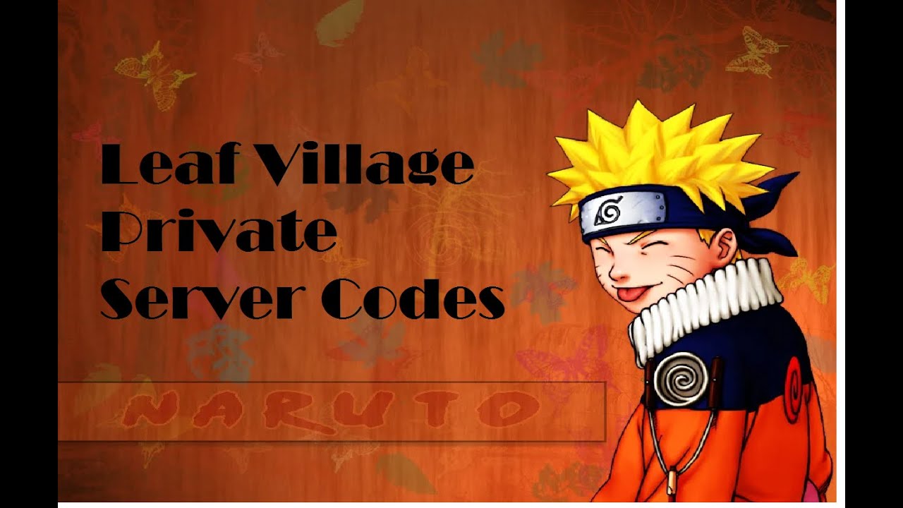 Shindo Life Private Server Codes (Leaf) 