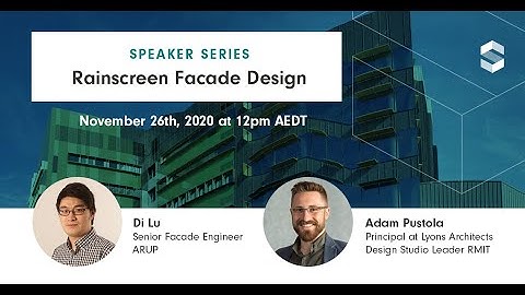 Rain screen Facade Design - Sculptform Speaker series