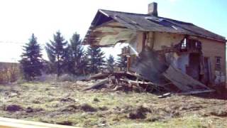 Tearing Down the Old Farm House