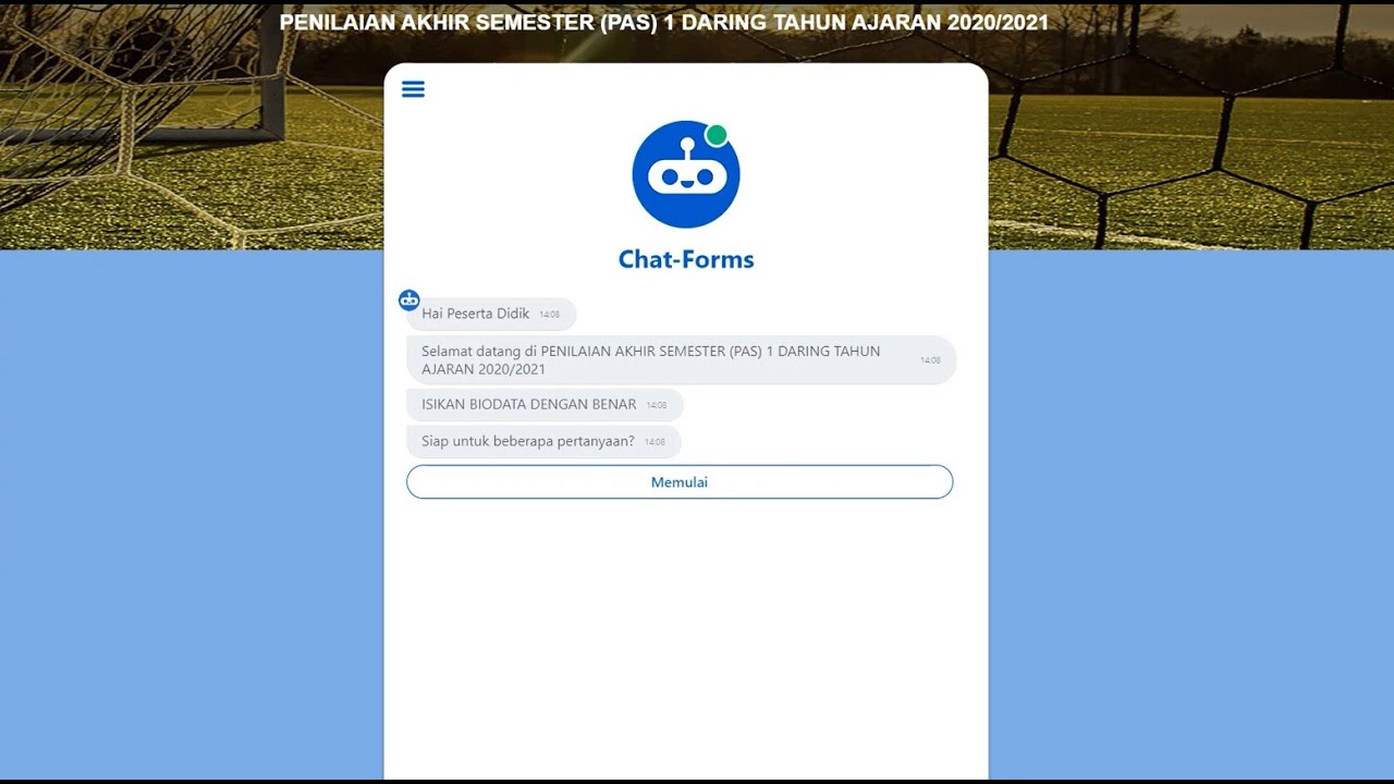Tutorial Membuat Google Formulir (Form) Menjadi Fitur Chat 