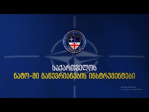 საქართველოს ნატო-ში გაწევრიანების ინსტრუმენტები