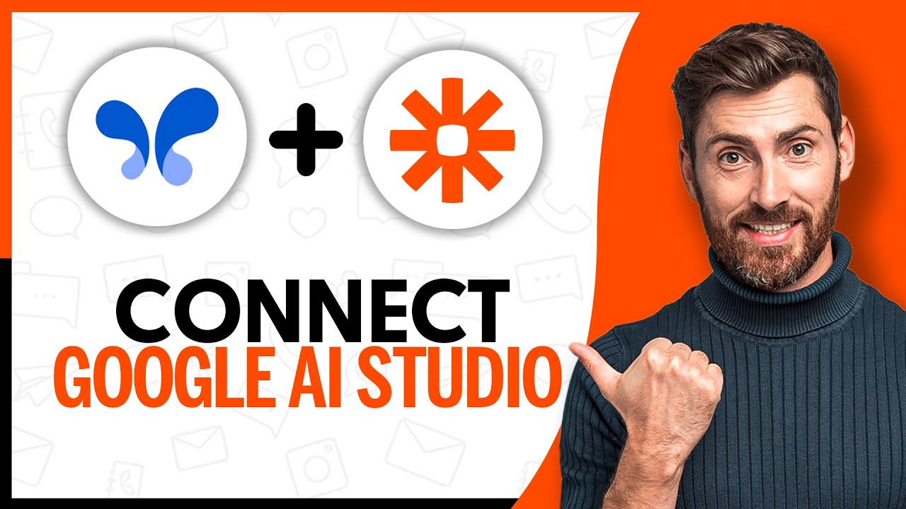 How to Connect Google AI Studio to Zapier tutorial thumbnail