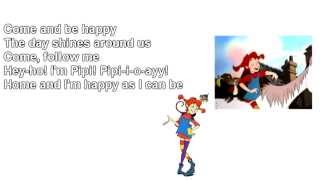 Pippi Longstocking Songs (Lyrics On Screen)